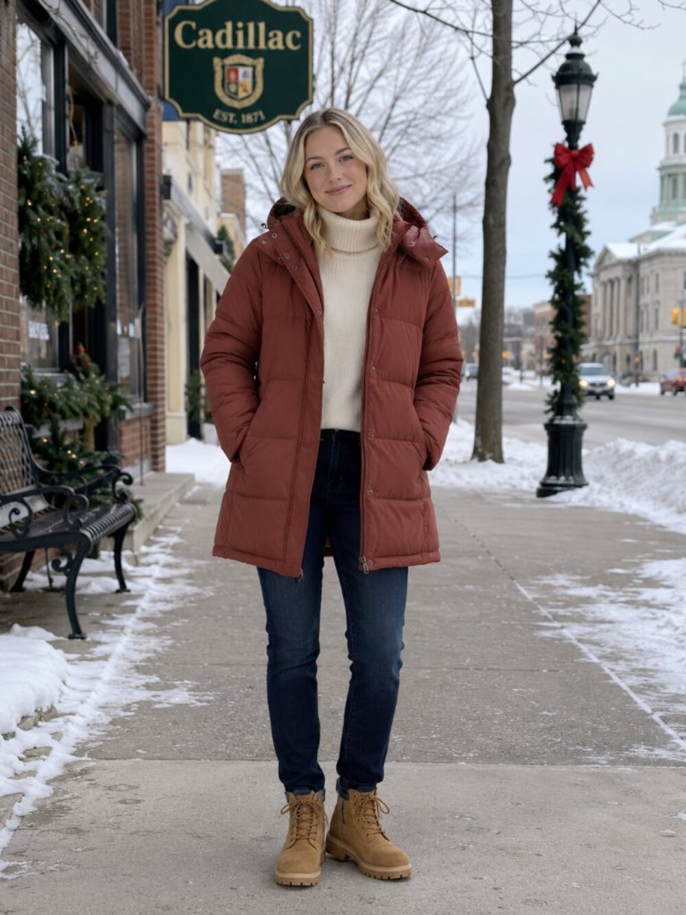 L.L. Bean Ultrawarm Jacket in Rosewood